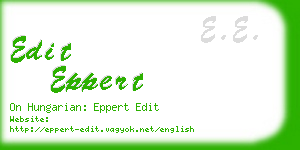 edit eppert business card
